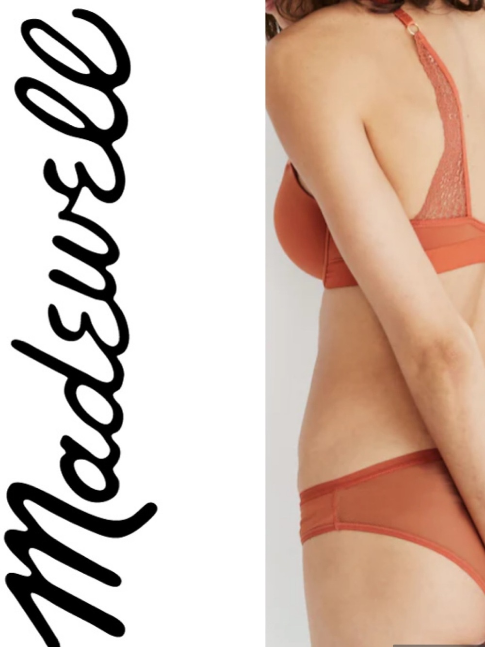 NWT MADEWELL x LIVELY™ Mesh-Back Bikini Bottom Swim Suit Sweet Dahlia Size XXL